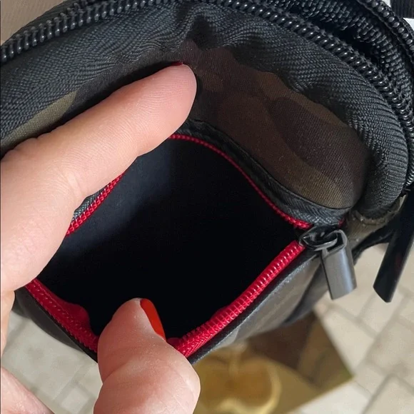 Camouflage Crossbody with Red Accent - Haute Shore neoprene - Picture 6 of 14